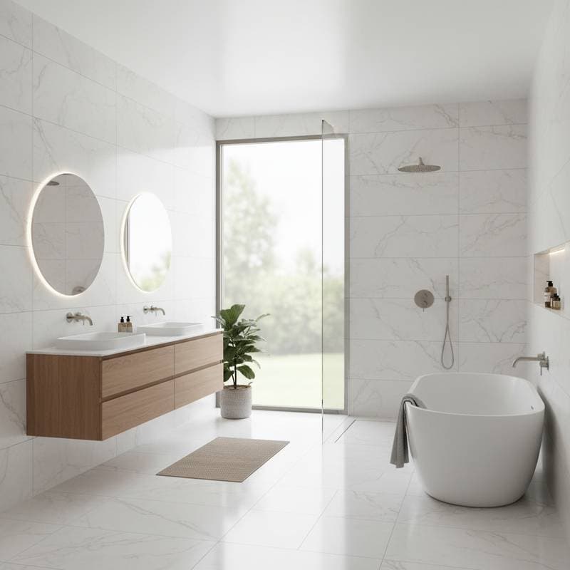 Featured image for Why Groutless Tile Eliminates Bathroom Cleaning Hassles