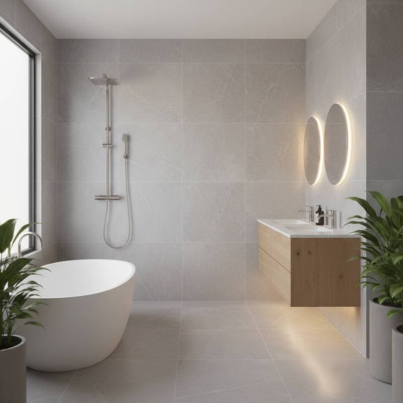 Featured image for Grout-Free Tiles End Bathroom Mold and Mildew Buildup