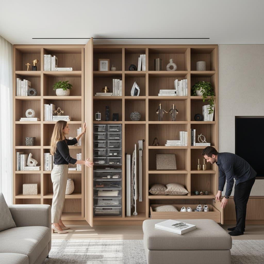 Featured image for Hidden Storage Maximizes Space Without Renovations