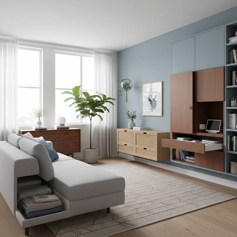 Featured image for Hidden Storage Transforms Clutter Into Calm