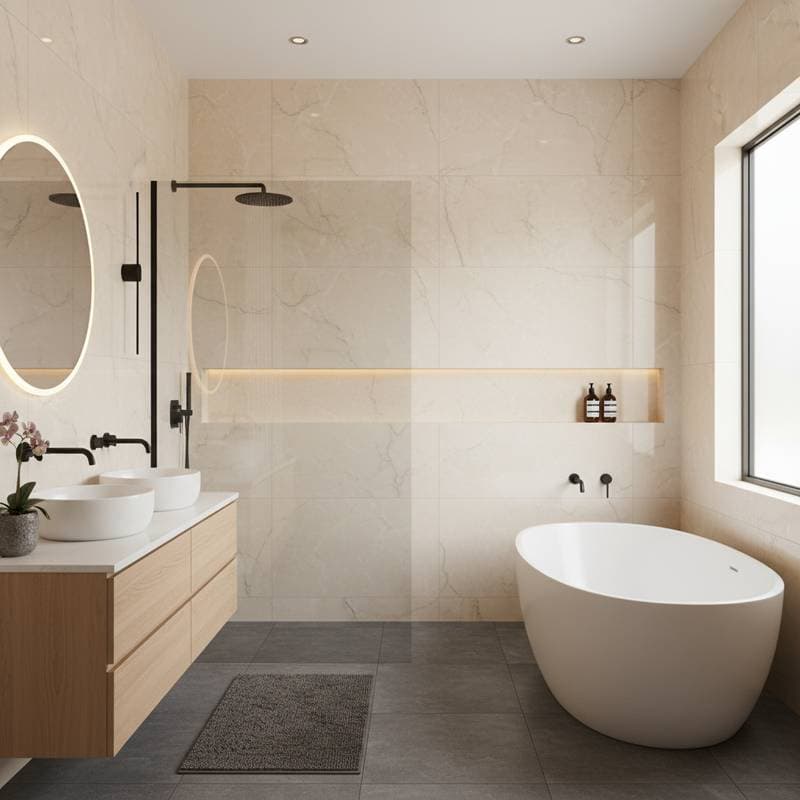 Featured image for Groutless Tiles End Bathroom Scrubbing for Good