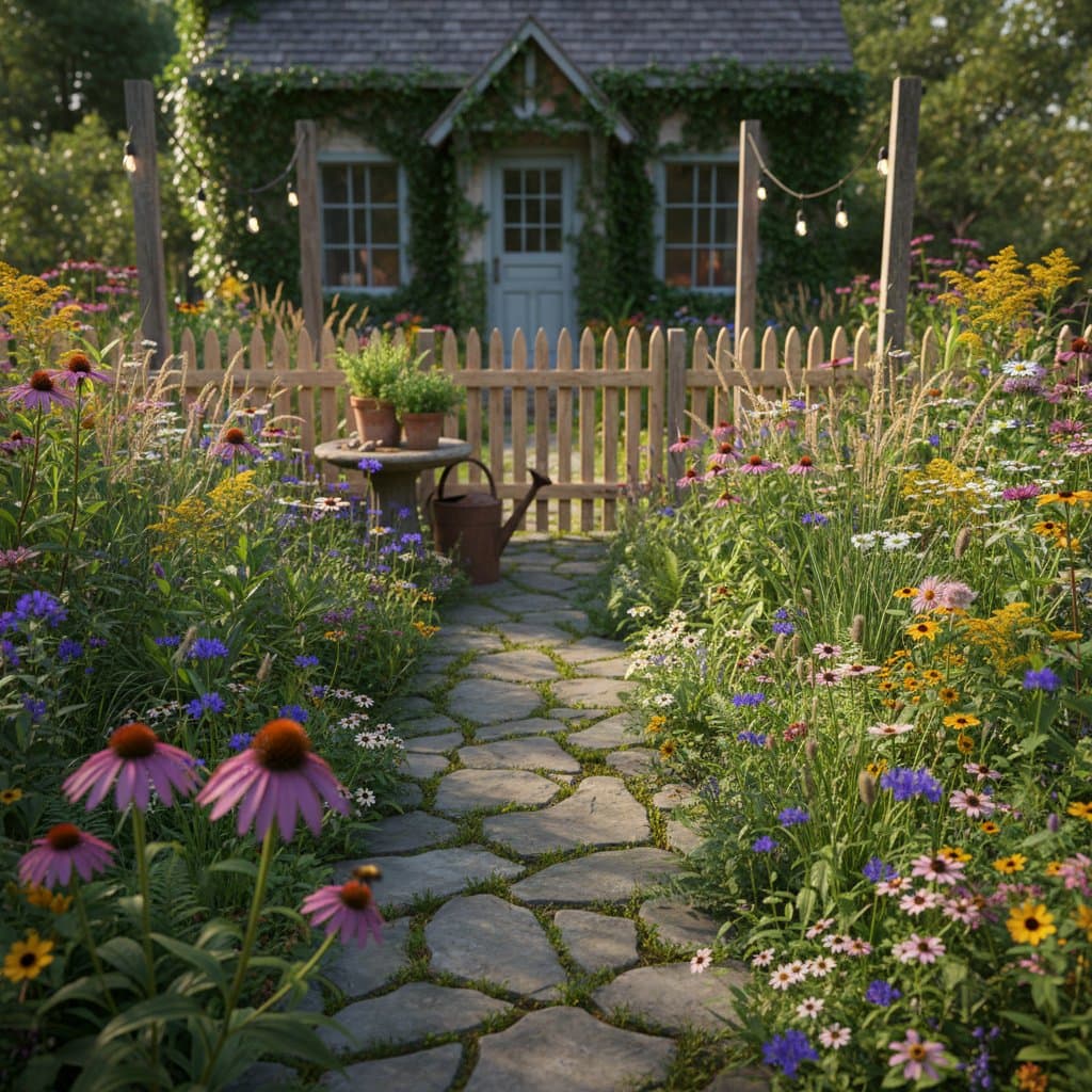 Featured image for TikTok's Cottage-Core Trend Revamps Front Yards