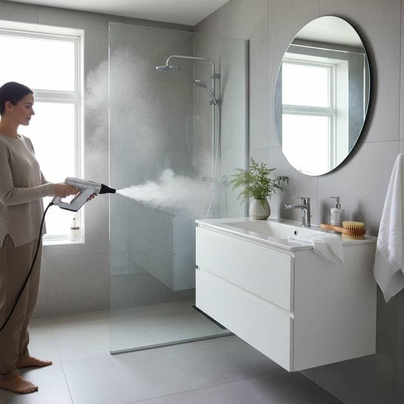Featured image for Steam Cleaning Bathrooms Without Harsh Chemicals