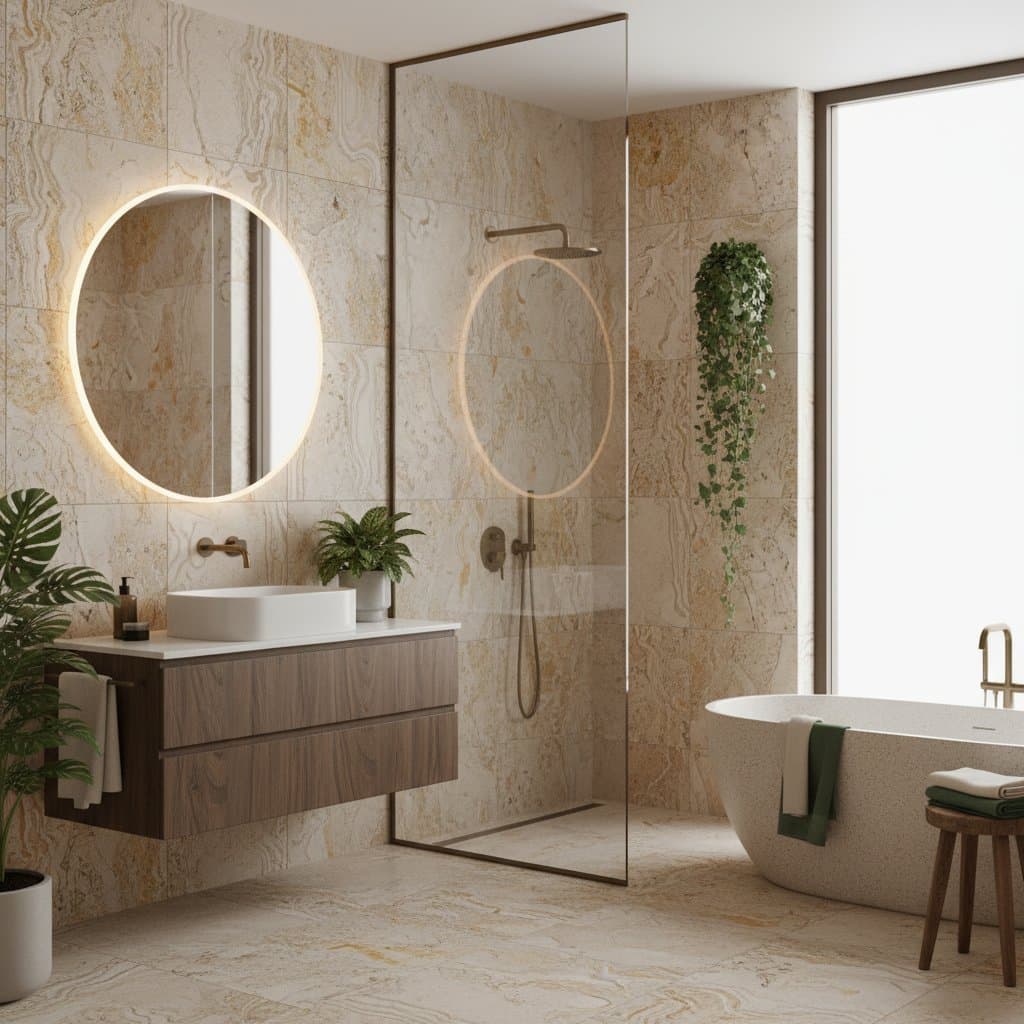 Featured image for Fungal Root Tiles Transform Bathroom Sustainability