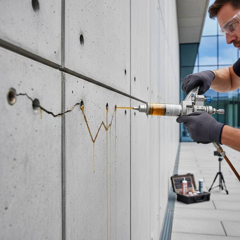 Featured image for Resin Injection Fixes Cracks Without Demolition