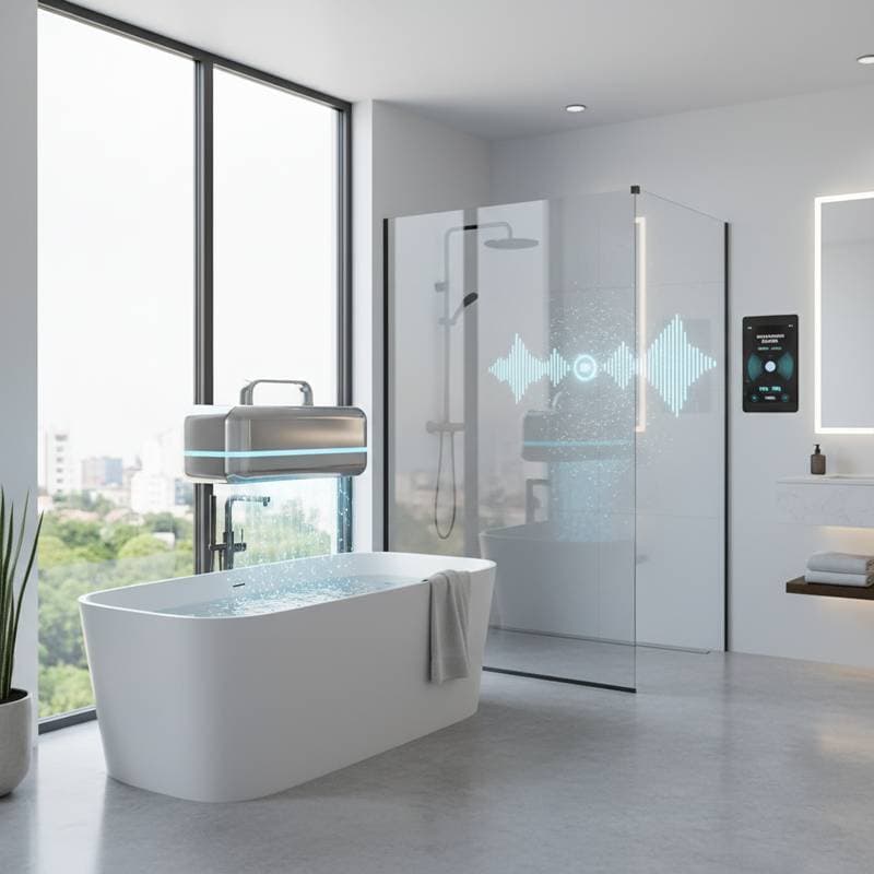 Featured image for Ultrasonic Cleaning Ends Bathroom Scrubbing Forever