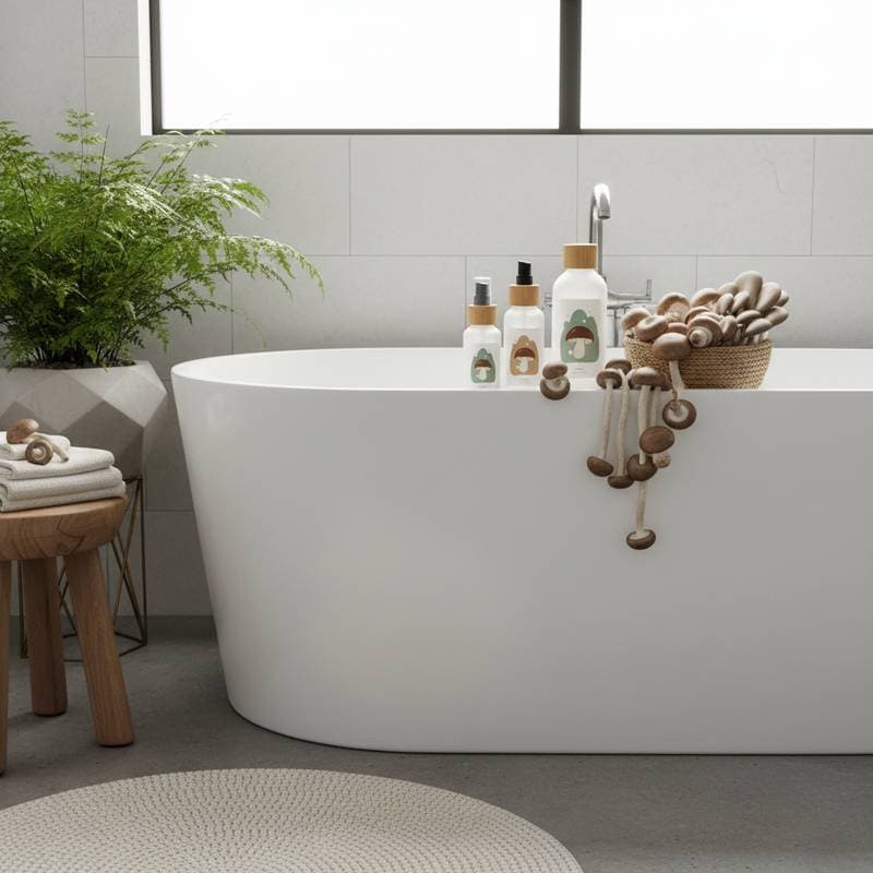 Featured image for Mushroom Enzymes Replace Harsh Bathroom Chemicals