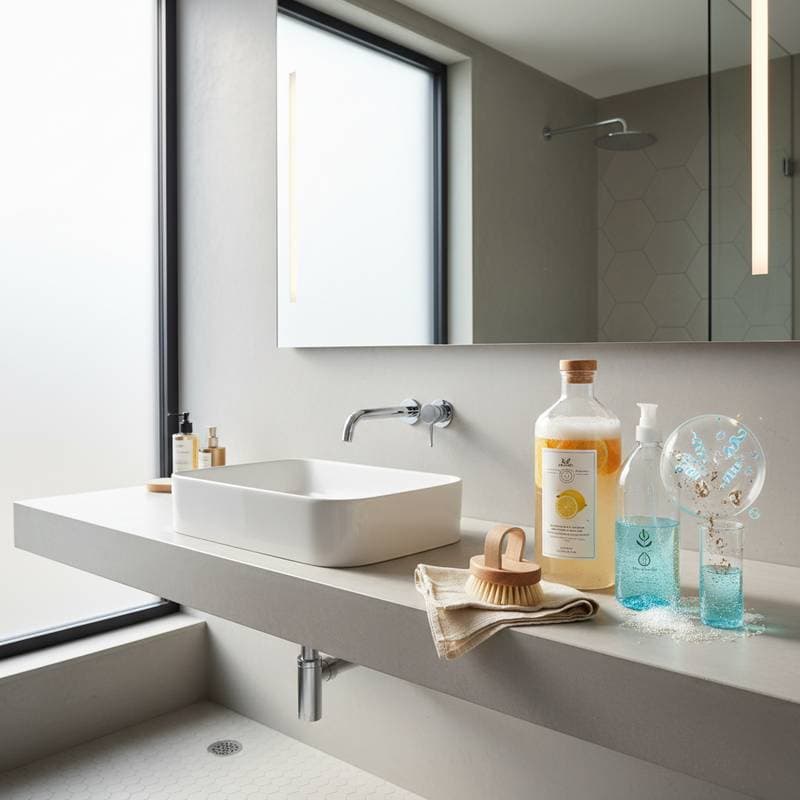 Featured image for Why Enzyme Cleaners Digest Bathroom Grime Naturally