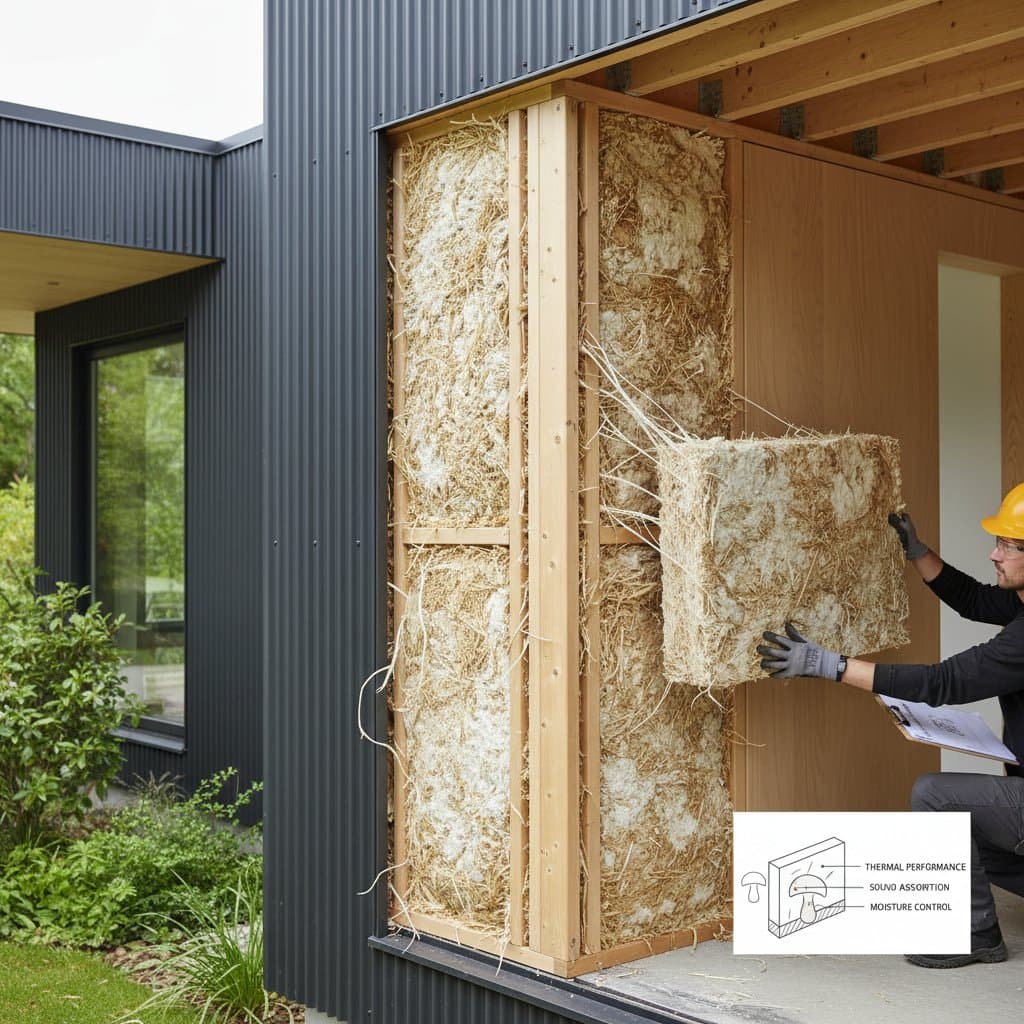 Featured image for Mushroom Insulation Grows Itself Into Your Walls