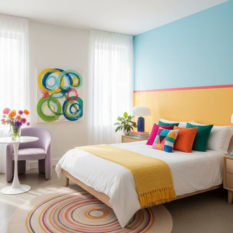 Image for Dopamine Colors Boost Mood Without Full Bedroom Remodel