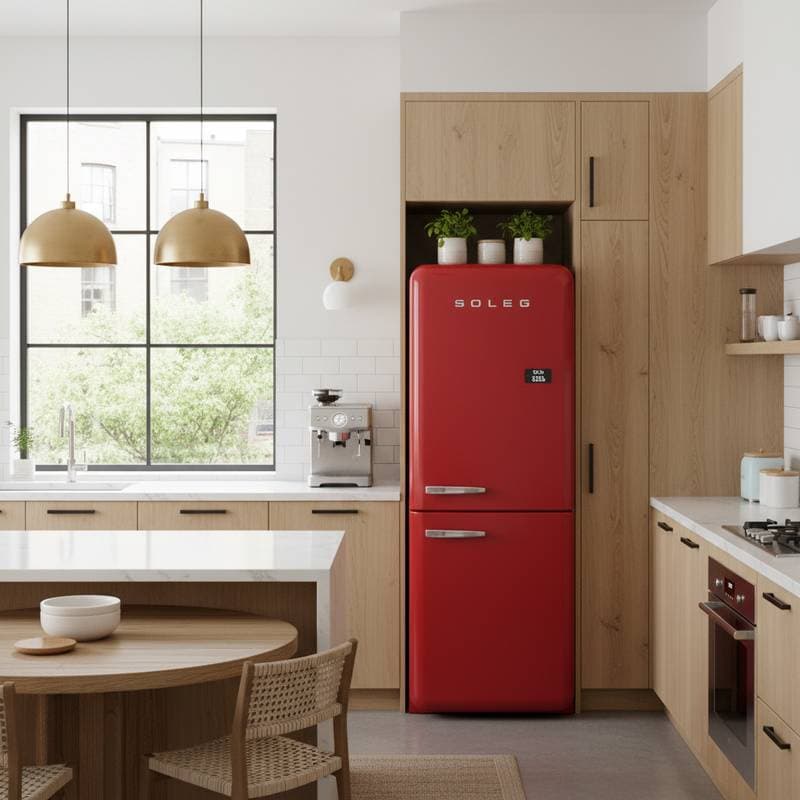 Featured image for Why Retro Fridges Are Stealing the Kitchen Spotlight