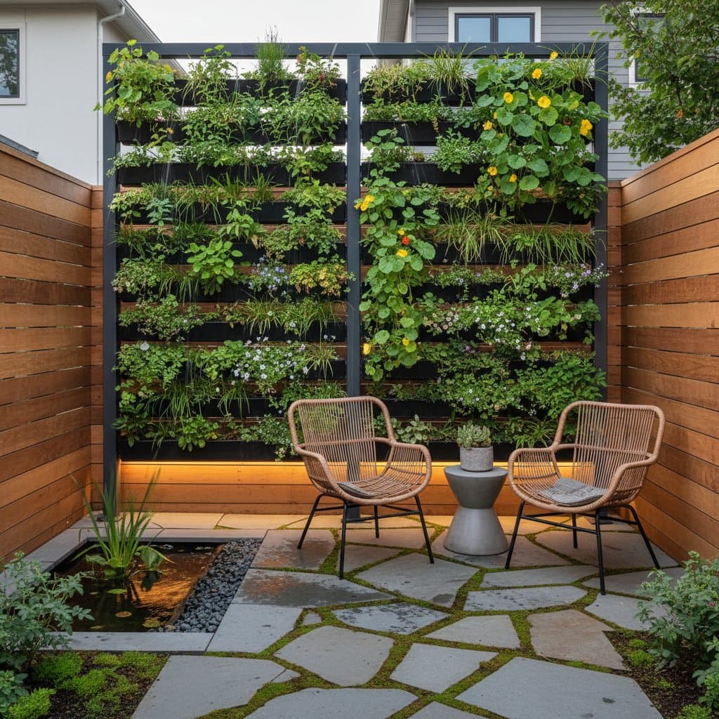 Image for Vertical Gardens Free Up Ground Space in Tiny Yards