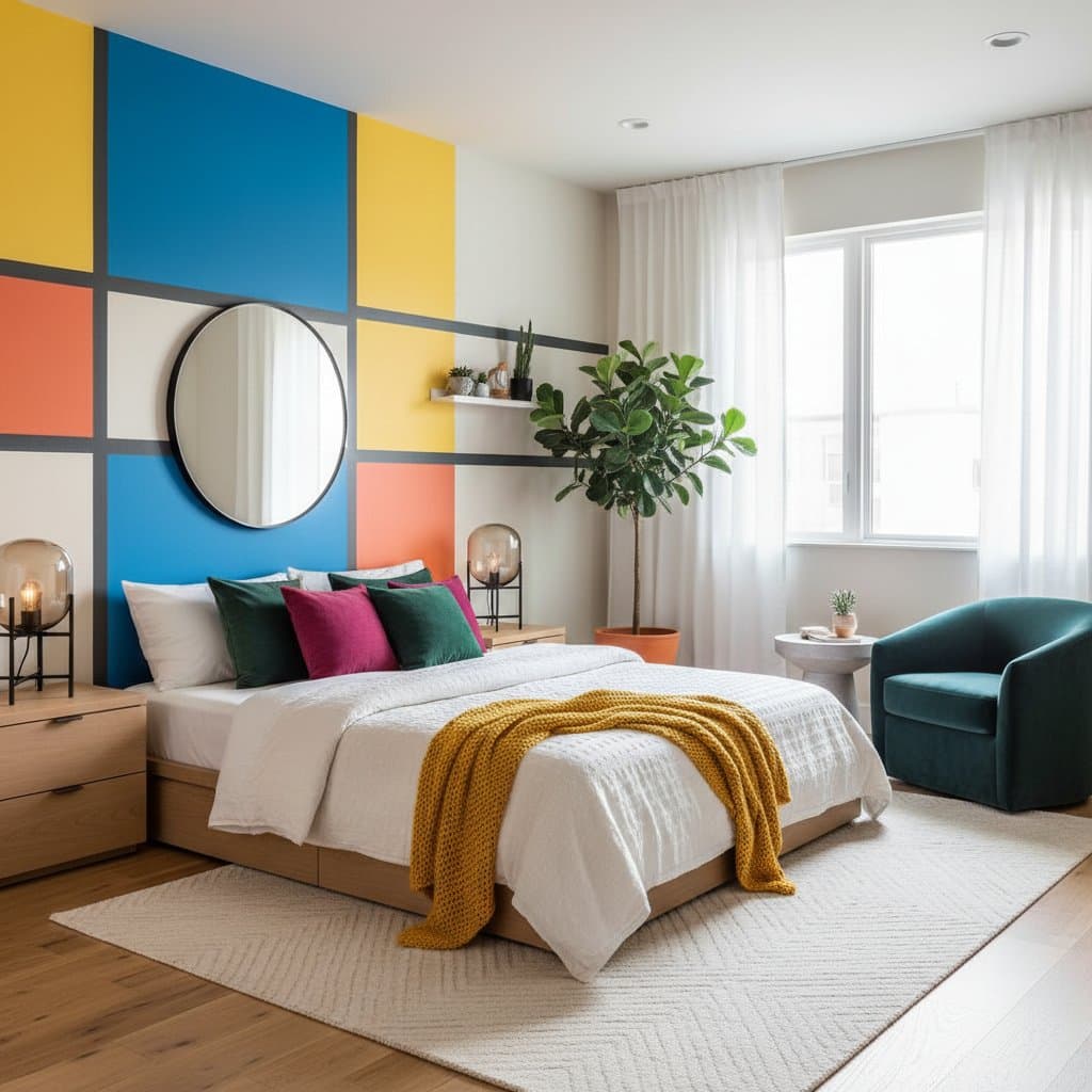 Featured image for Bold Dopamine Colors Transform Bedrooms in 2026