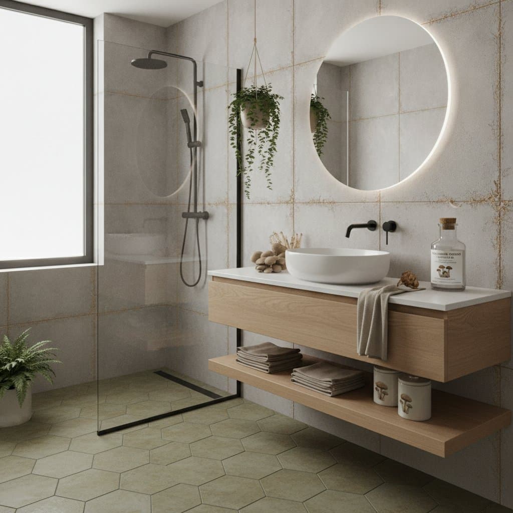 Image for Mushroom Sealers: The Eco Swap for Bathroom Grout