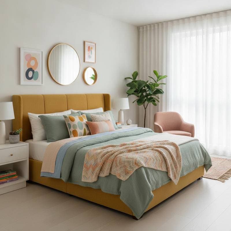 Image for Dopamine Decor Creates Bedrooms That Lift Your Mood
