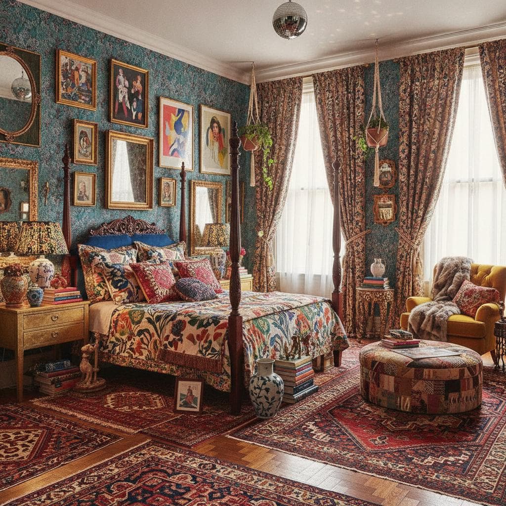 Image for Maximalist Bedrooms Bring Back Dopamine Decor Joy