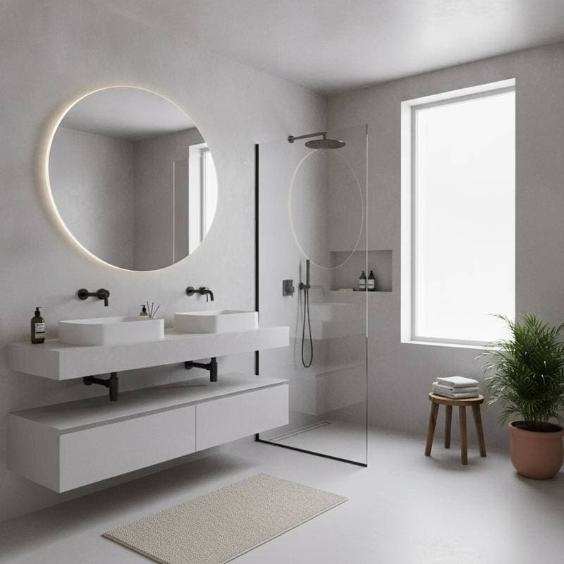 Featured image for Why Microcement Bathrooms Beat Traditional Tile