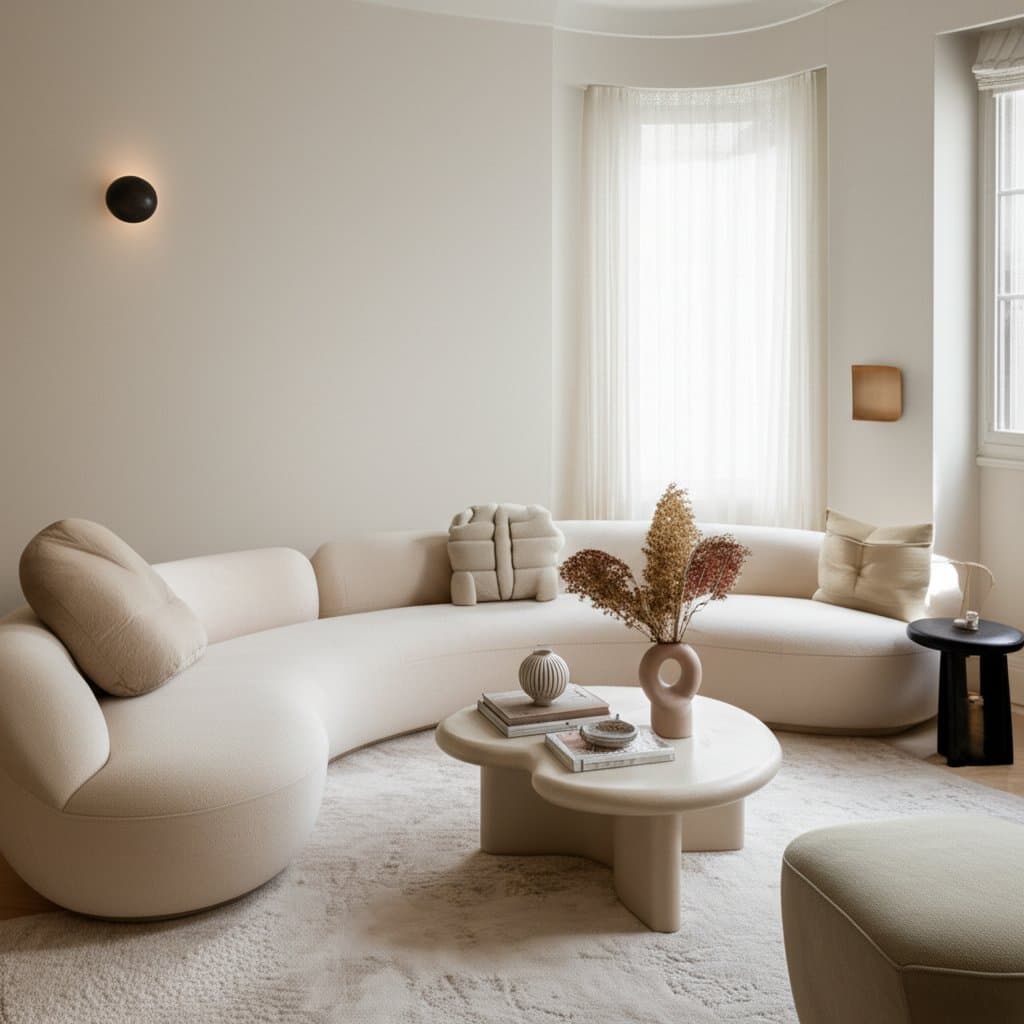 Featured image for Why Curved Furniture Captures Instagram Scrollers' Eyes