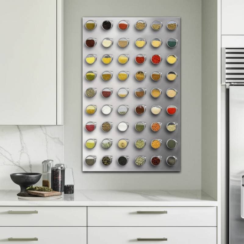 Featured image for Magnetic Spice Walls Turn Kitchen Chaos Into Calm
