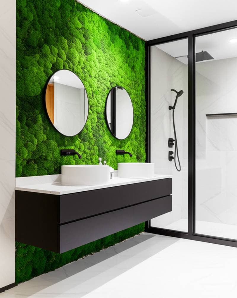 Featured image for Why Moss Walls Work Where Other Plants Fail in Bathrooms