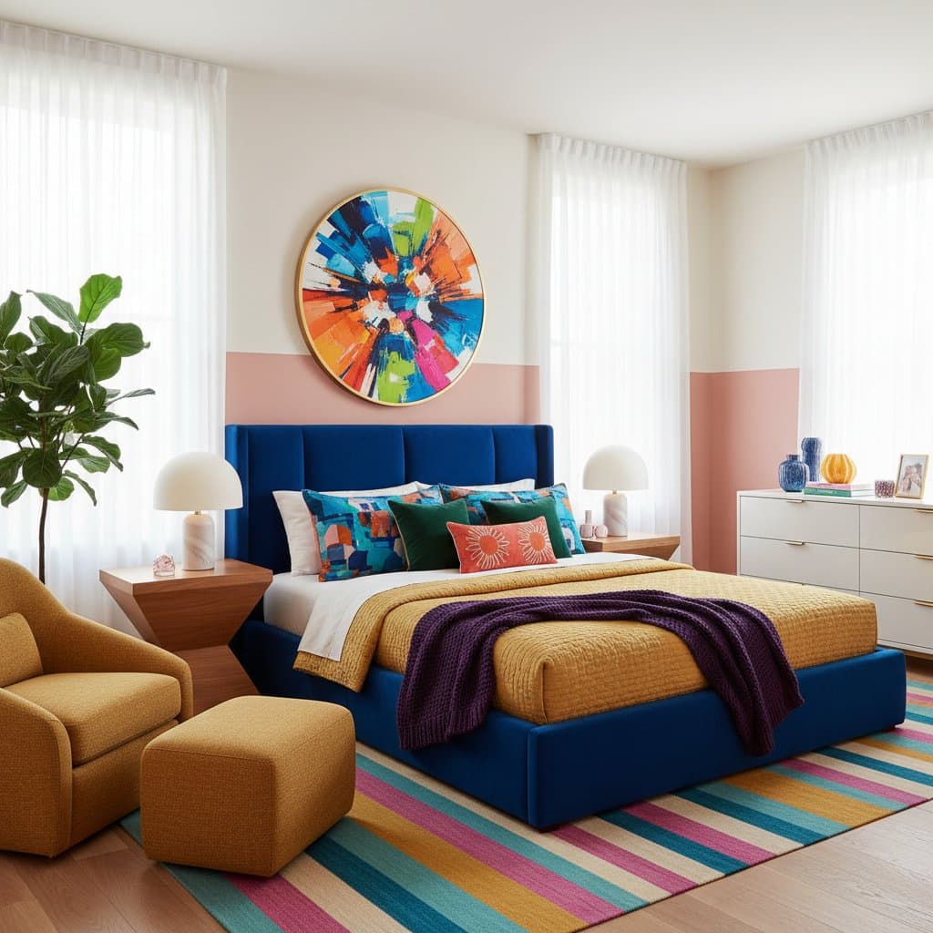 Featured image for Bold Colors That Spark Joy in Your Bedroom
