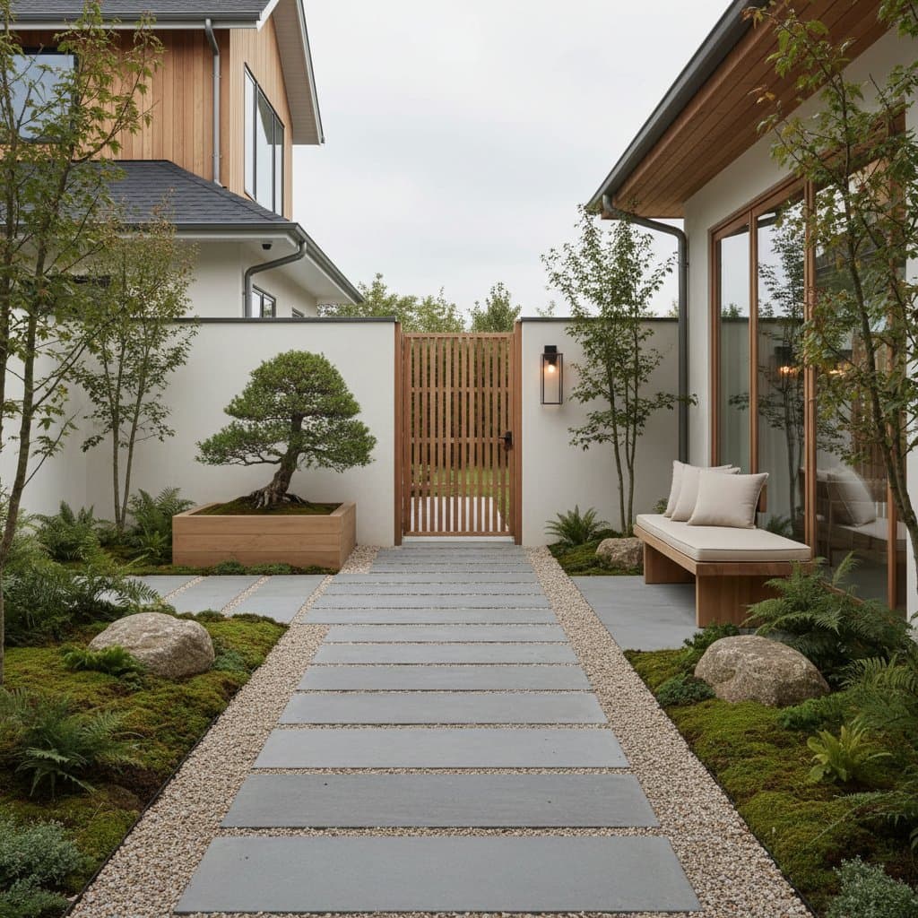 Featured image for Japandi Front Yards: Where Calm Meets Minimalist Design