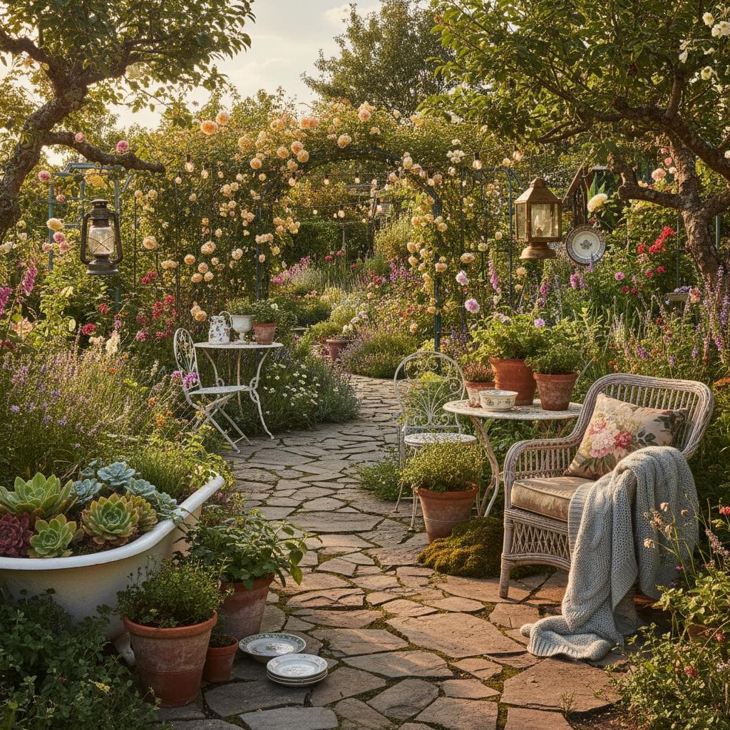 Featured image for Vintage Gardens Feel Curated When You Stop Matching
