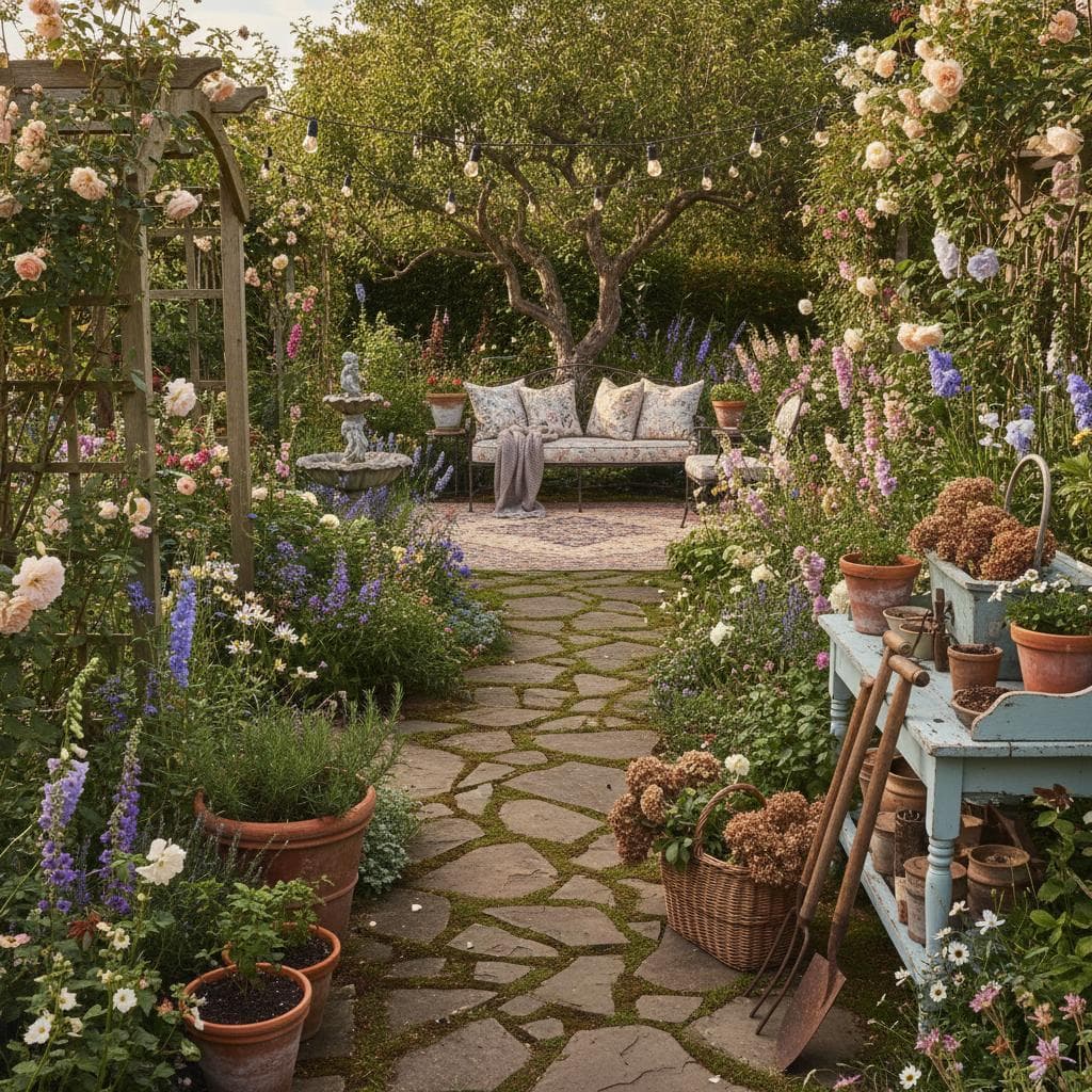 Featured image for Why Grandmillennial Gardens Feel More Lived-In Than Perfect