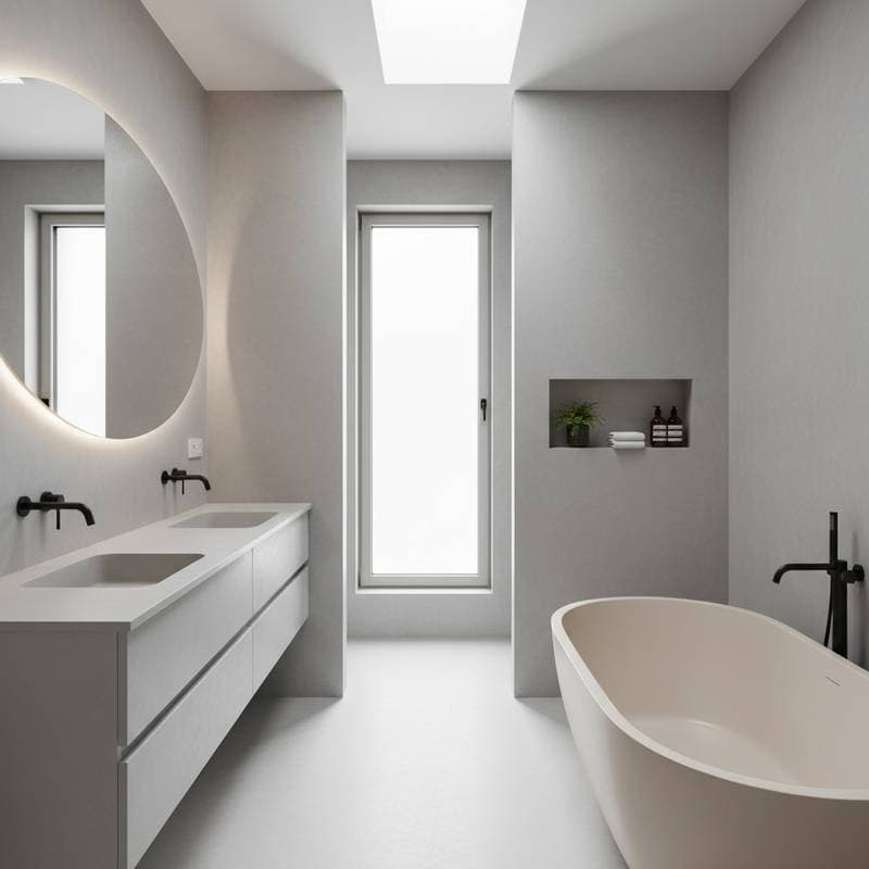Featured image for Why Microcement Creates Seamless Bathroom Surfaces