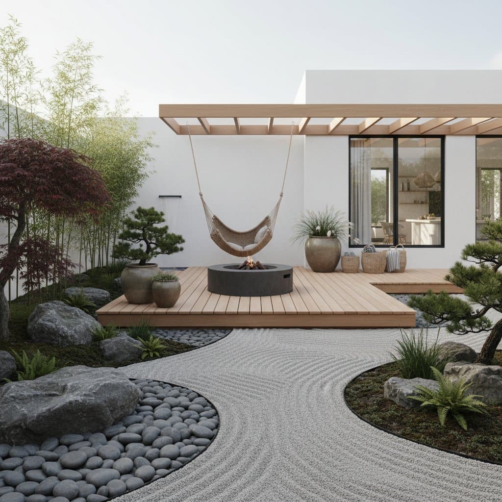 Featured image for Japandi Gardens: Where Minimalism Meets Calm