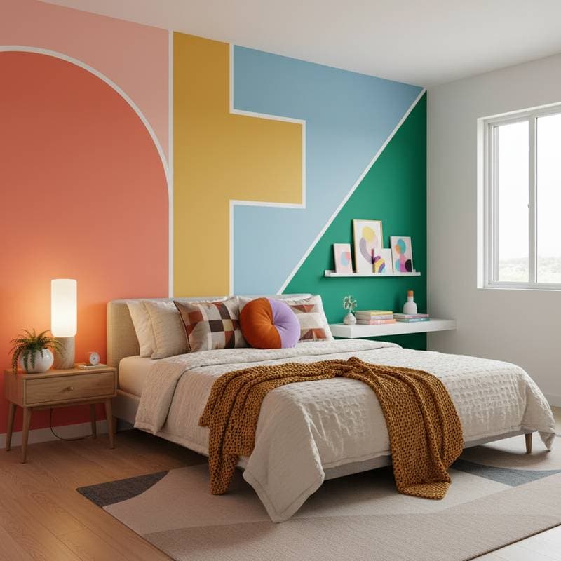 Featured image for Color Blocking Brings Dopamine Decor to Bedrooms