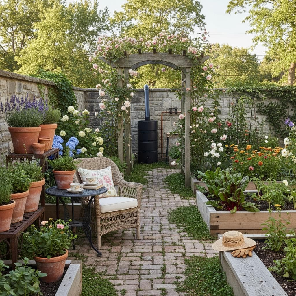 Featured image for Cottage Core Grows Up: The Grandmillennial Garden