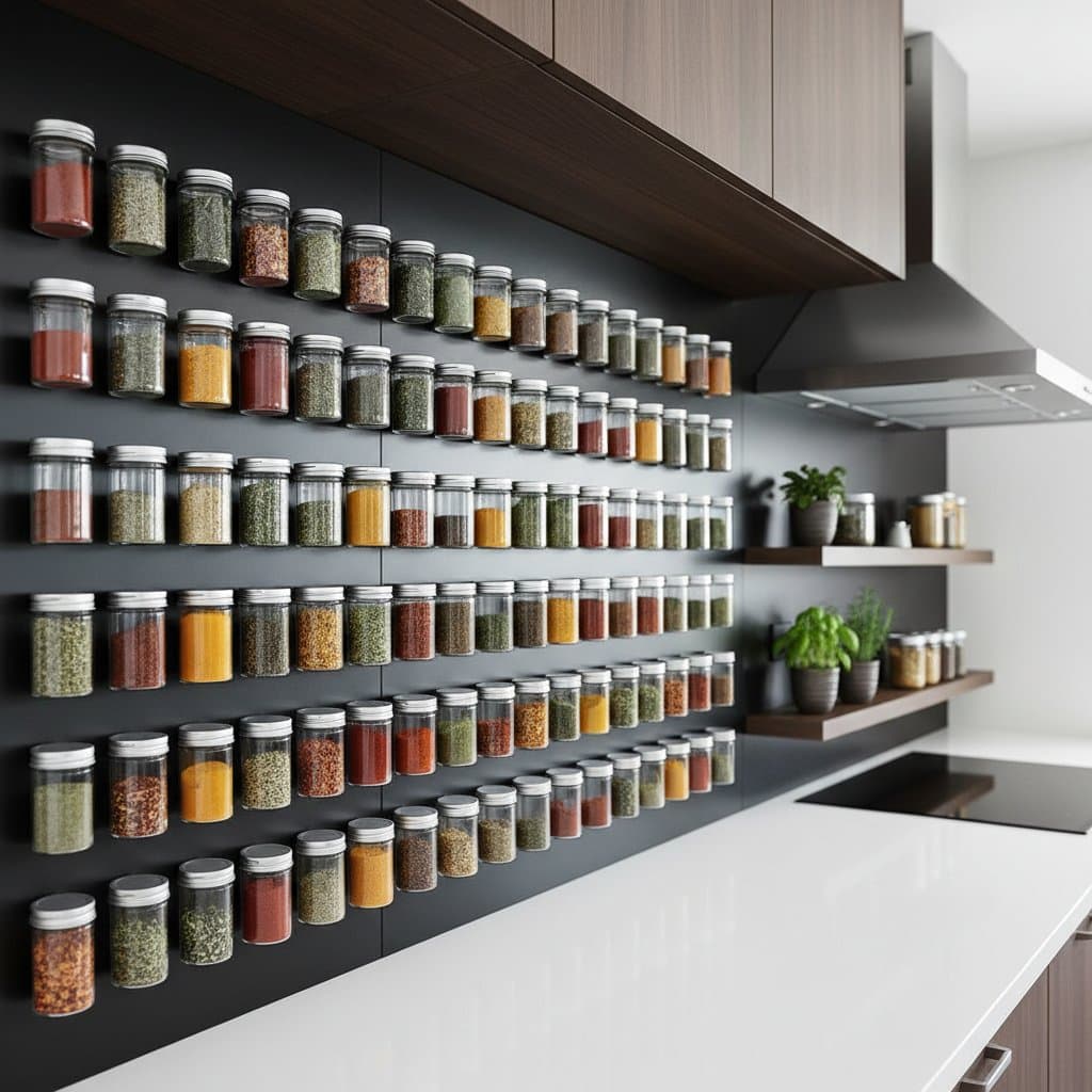 Featured image for Magnetic Spice Walls Turn Dead Space Into Display