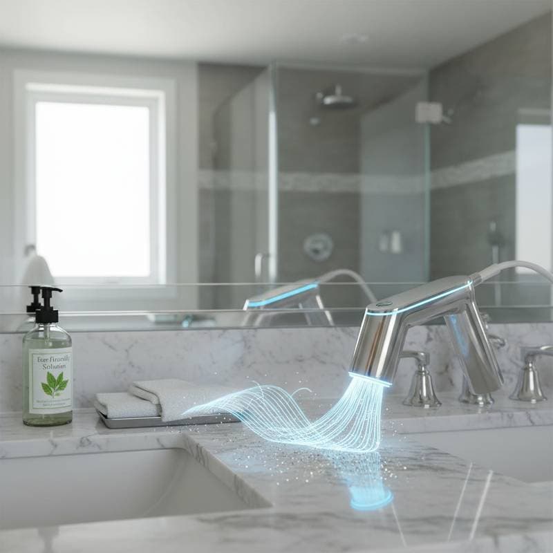 Featured image for Ultrasonic Cleaning Removes Bathroom Grime Without Scrubbing
