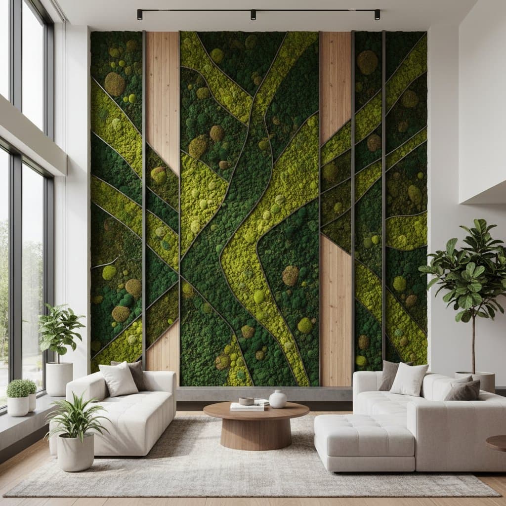 Featured image for Acoustic Moss Walls Cut Noise Without Curtains
