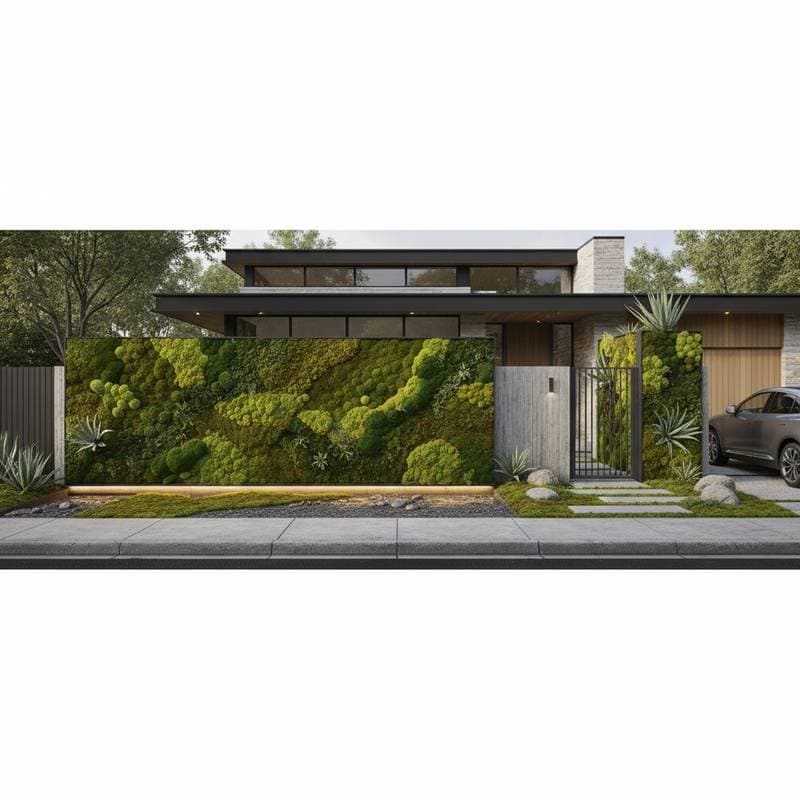 Featured image for Why Moss Walls Are Replacing Traditional Front Lawns