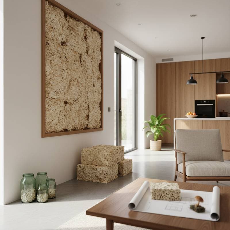 Featured image for Mushroom Roots Replace Fiberglass in Green Homes