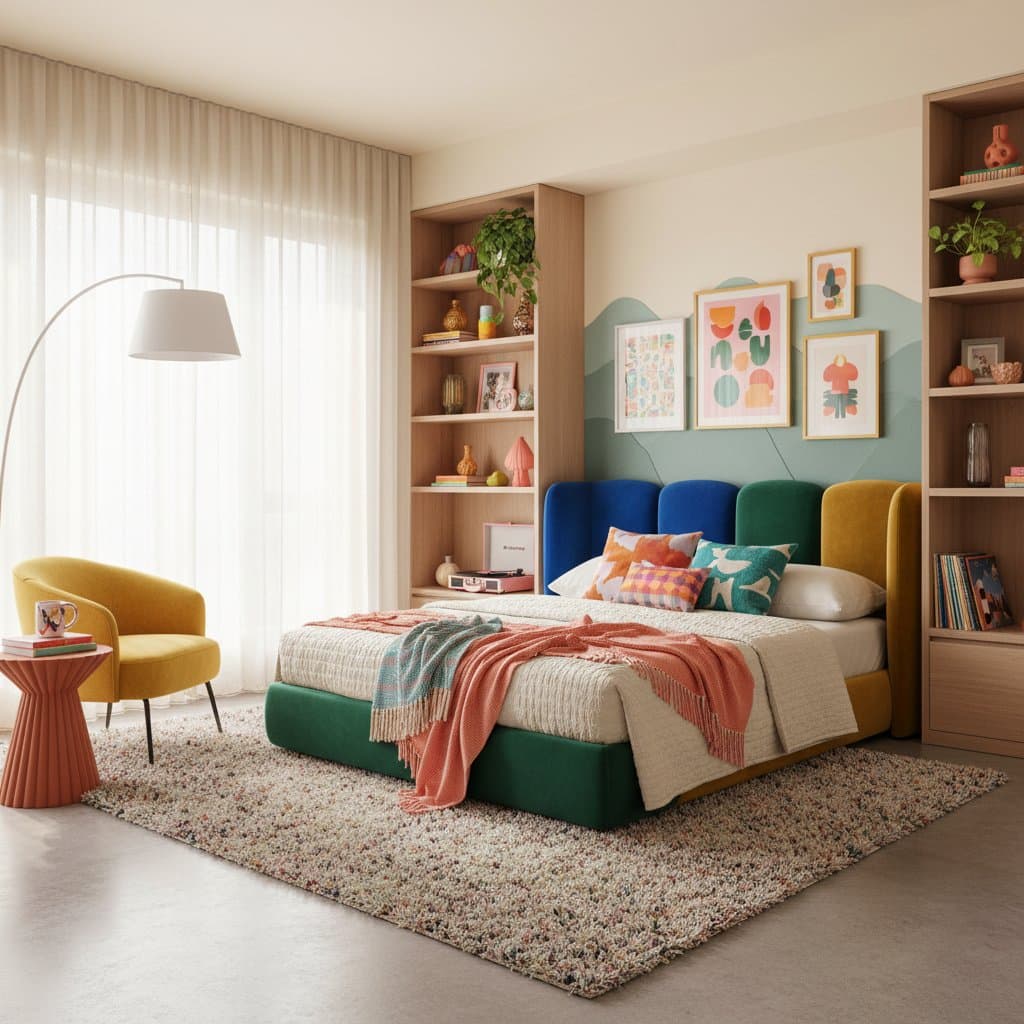 Featured image for Why Dopamine Decor Makes Bedrooms More Uplifting
