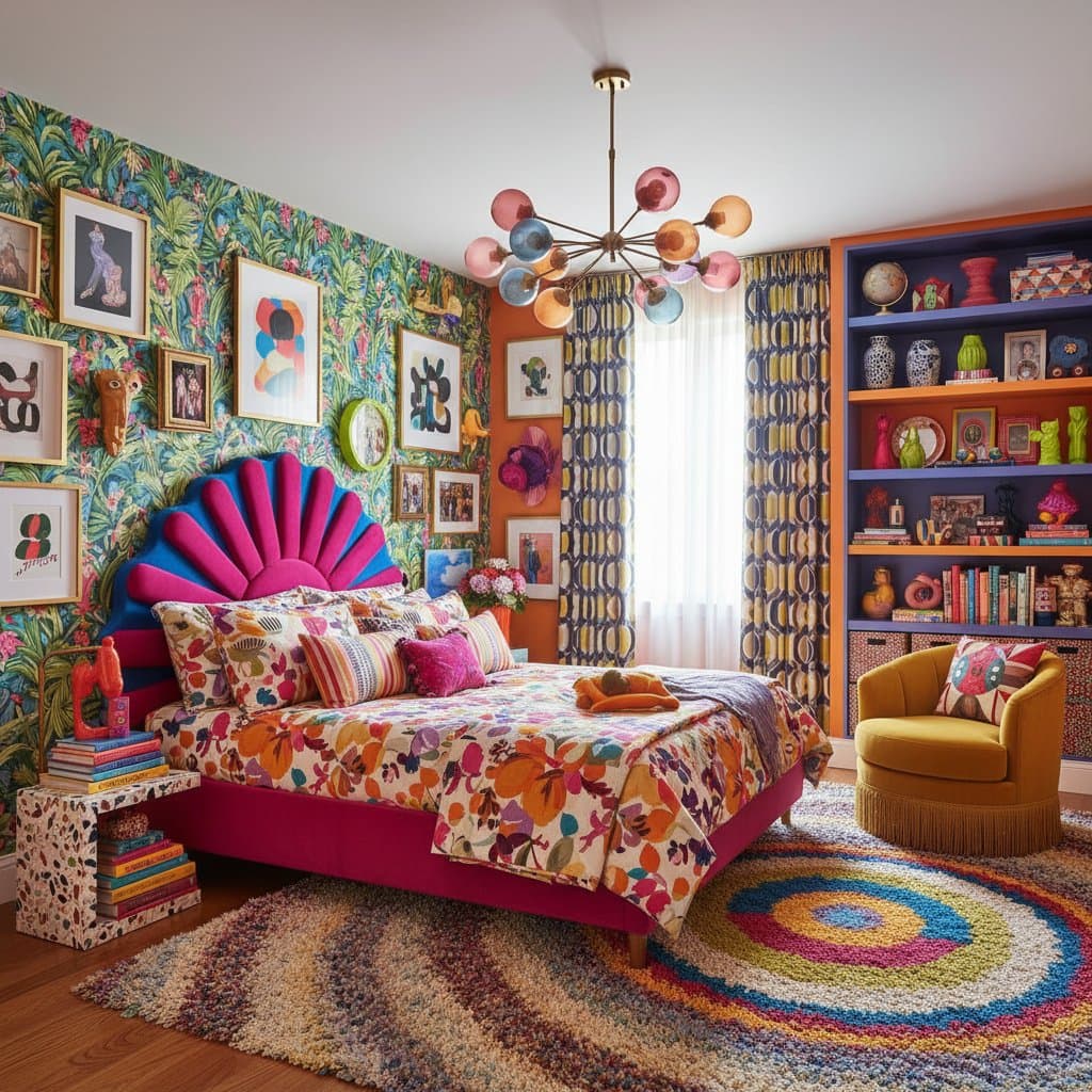 Featured image for Dopamine Decor Maximalism Rules 2026 Bedrooms