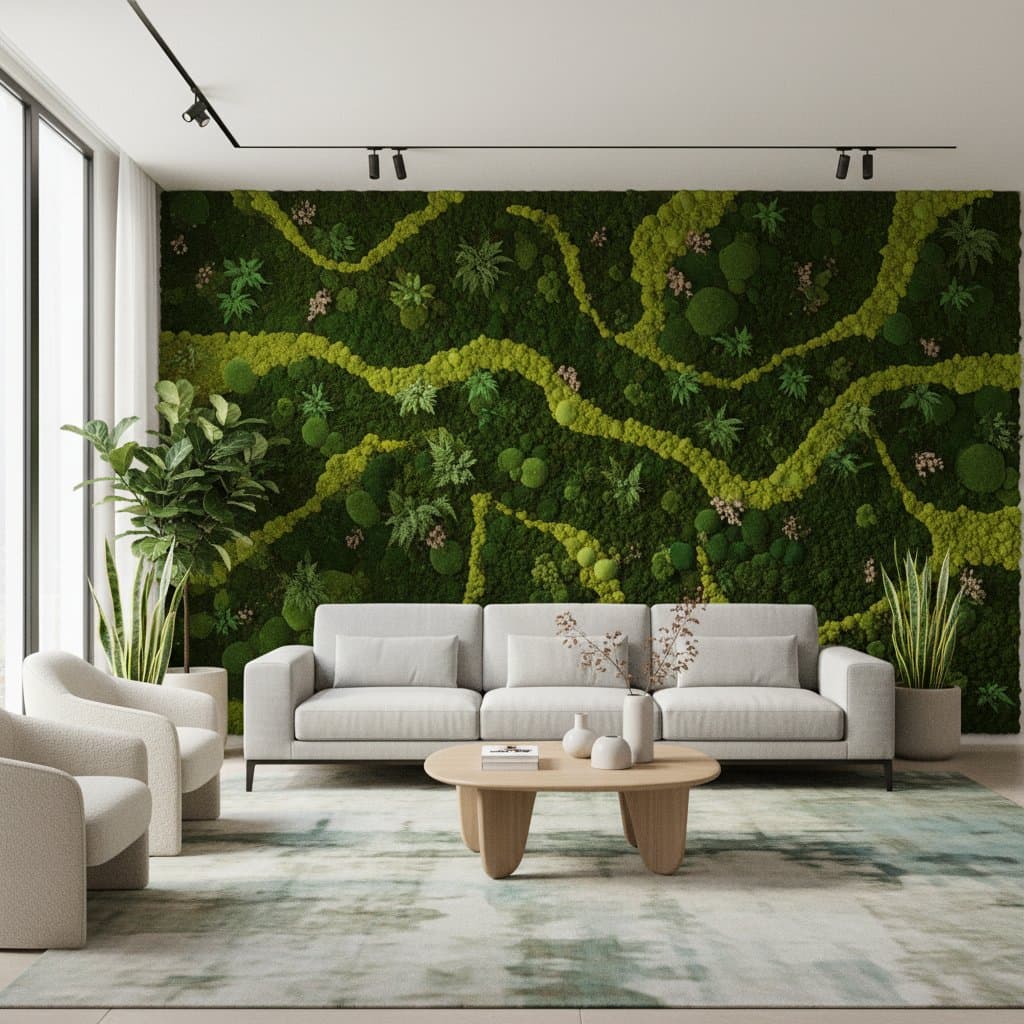 Featured image for Moss Walls Bring Natural Texture Without the Upkeep