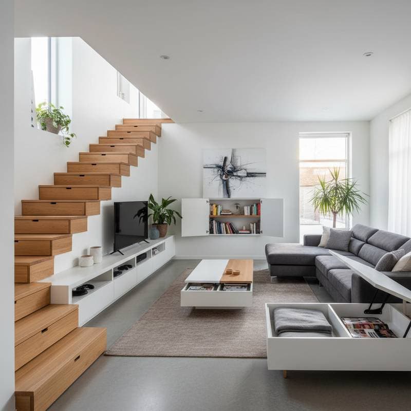 Featured image for Hidden Storage Beats More Furniture for Clutter