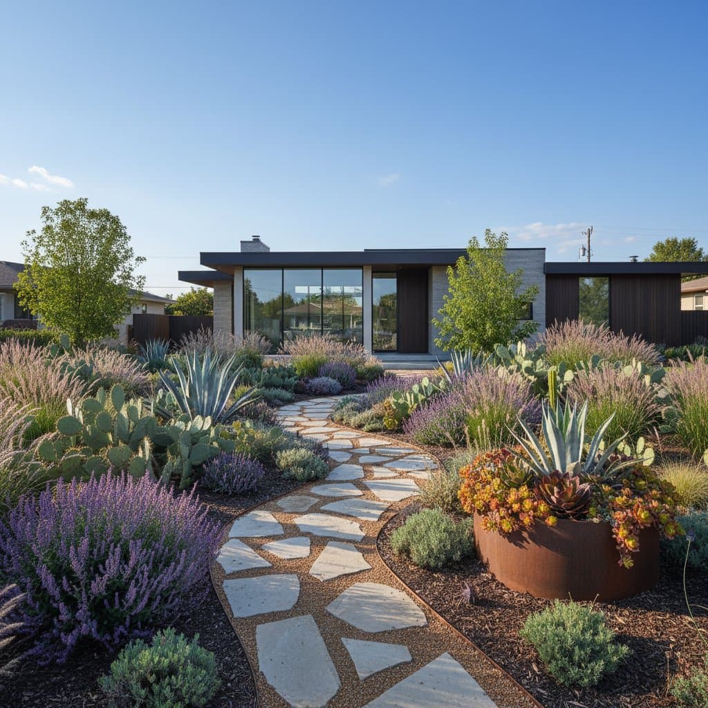 Featured image for Drought-Resistant Yards Replace the Suburban Lawn