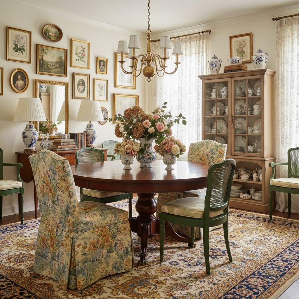 Featured image for Grandmillennial Style Brings Warmth Back to Dining