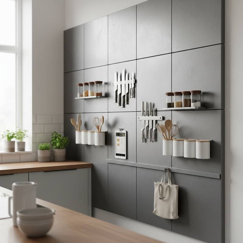 Featured image for Magnetic Panels Solve Renter Storage Without Damage