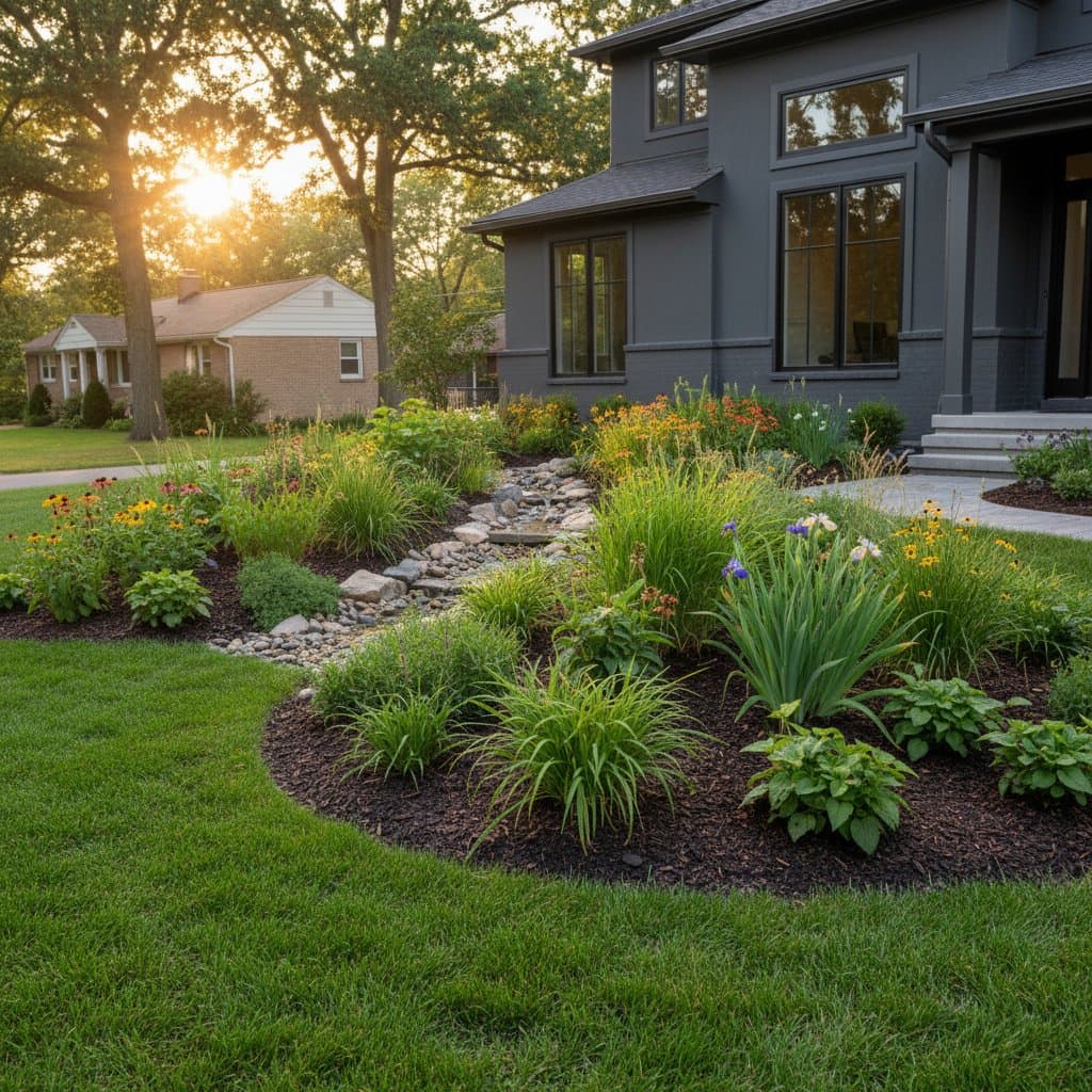 Featured image for Why Rain Gardens Stop Backyard Flooding for Good