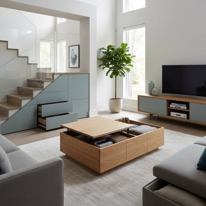 Featured image for Furniture That Hides Clutter Without Looking Bulky
