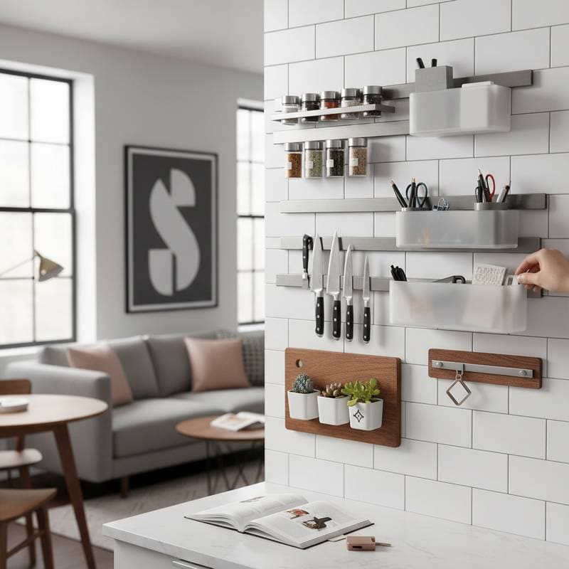 Featured image for Magnetic Organization Systems Under $120 Transform Small Spaces