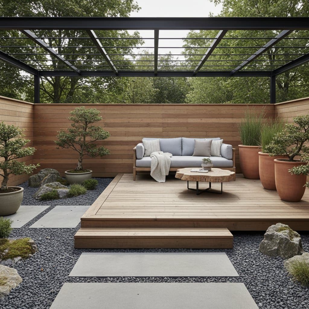 Featured image for Japandi Gardens Blend Zen Minimalism With Nordic Warmth
