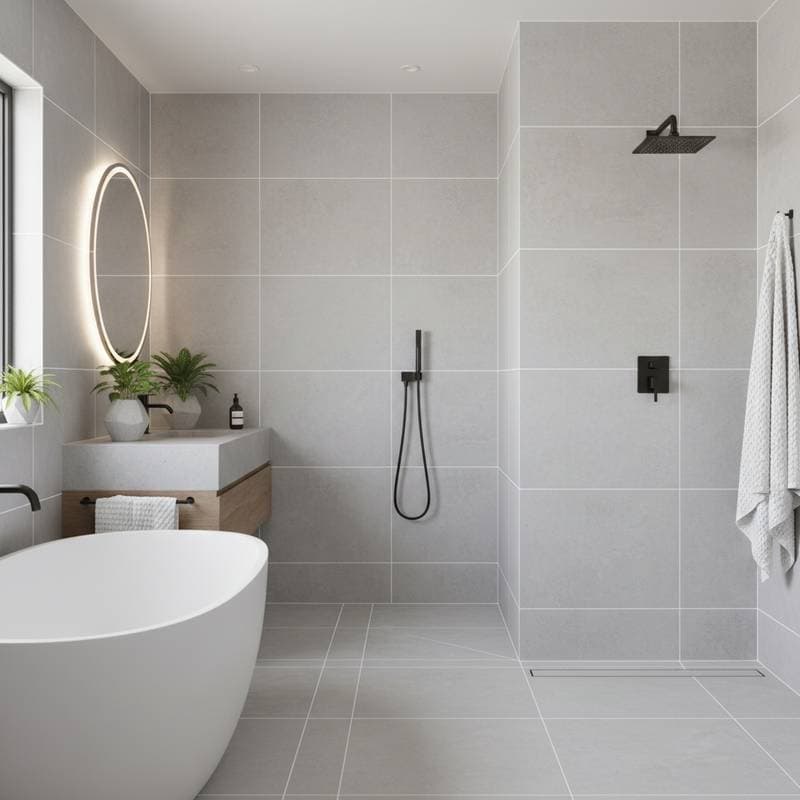 Featured image for Self-Cleaning Grout Ends Bathroom Scrubbing Forever