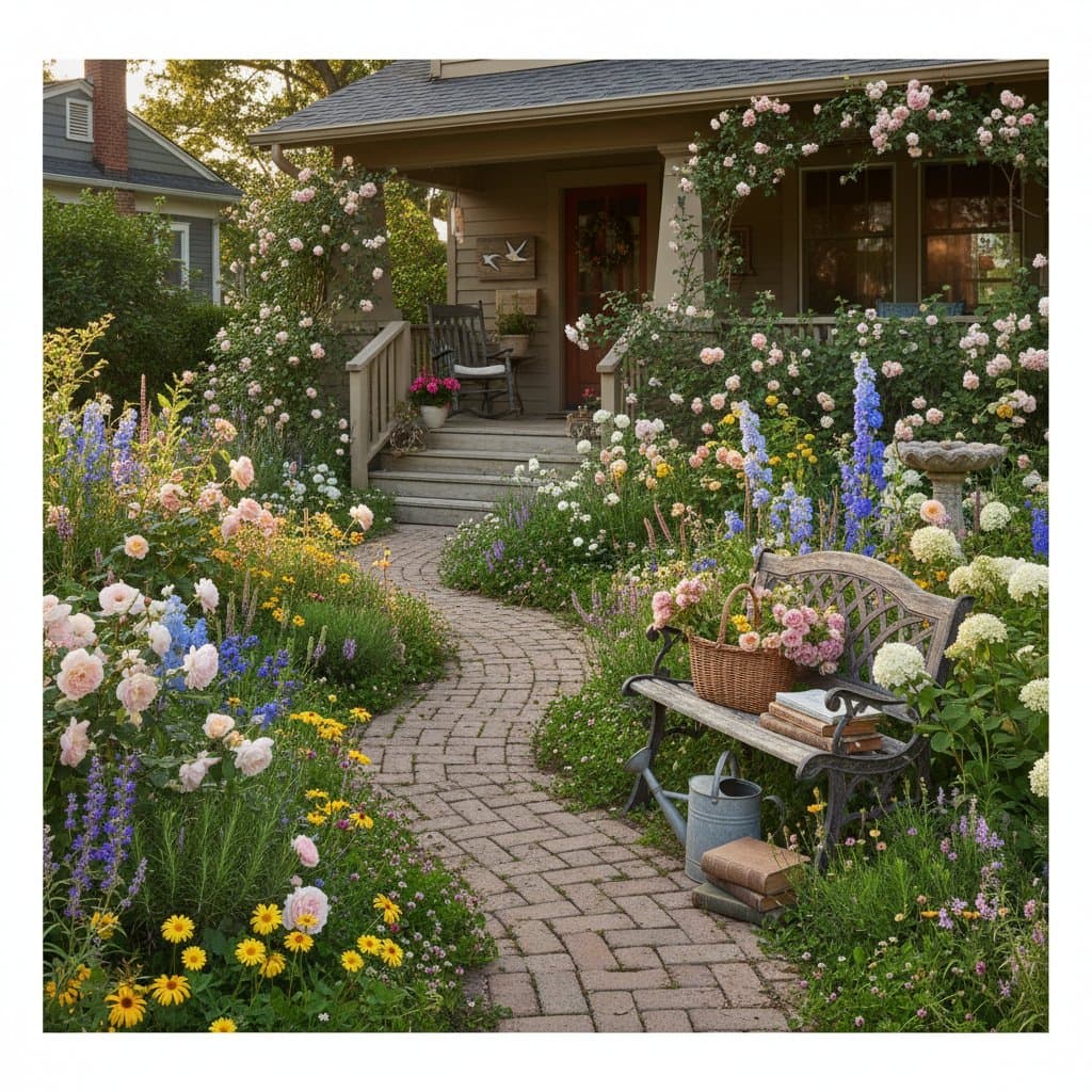 Featured image for Why Grandmillennial Gardens Cost Less Than Lawns